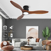 Luz de ventilador de techo empotrada con control remoto