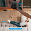 Luz de ventilador de techo empotrada con control remoto