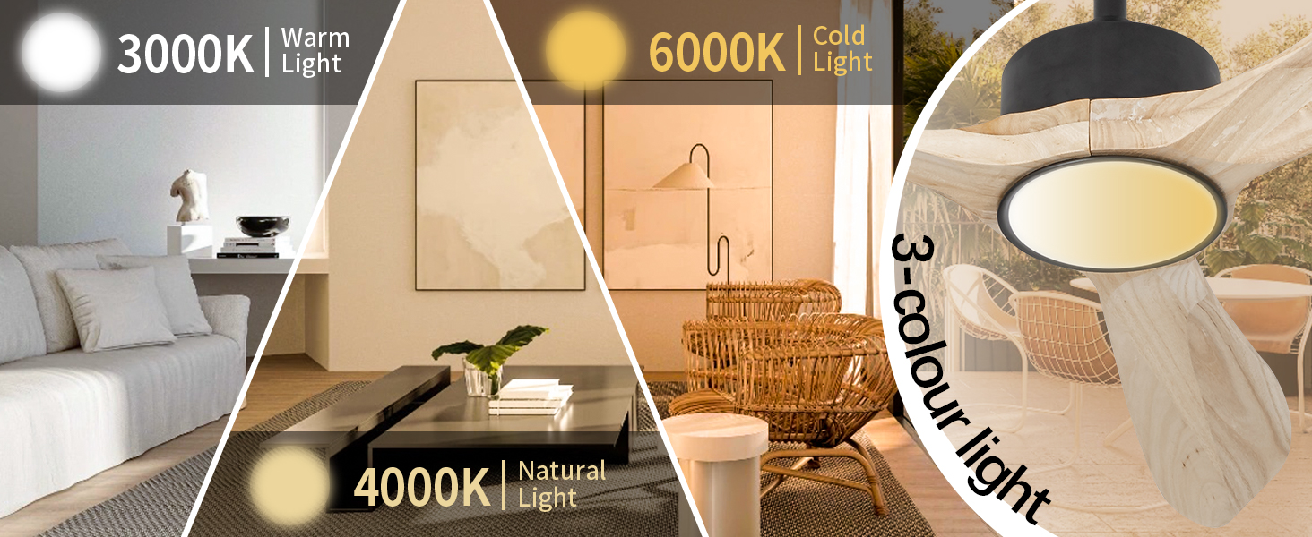 10% - 100% regulable y 3000K/4000K/6000K seleccionable