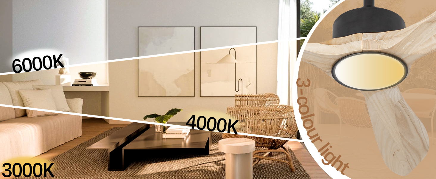 3000K/4000K/6000K seleccionable