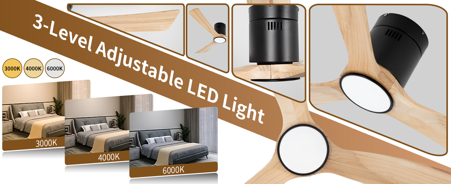 Luz LED ajustable de 3 niveles