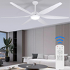 Ventilador de techo de 65 pulgadas con luces y control remoto
